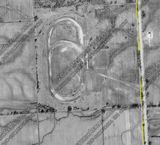 Jeddo Speedway - 1959 Aerial (newer photo)